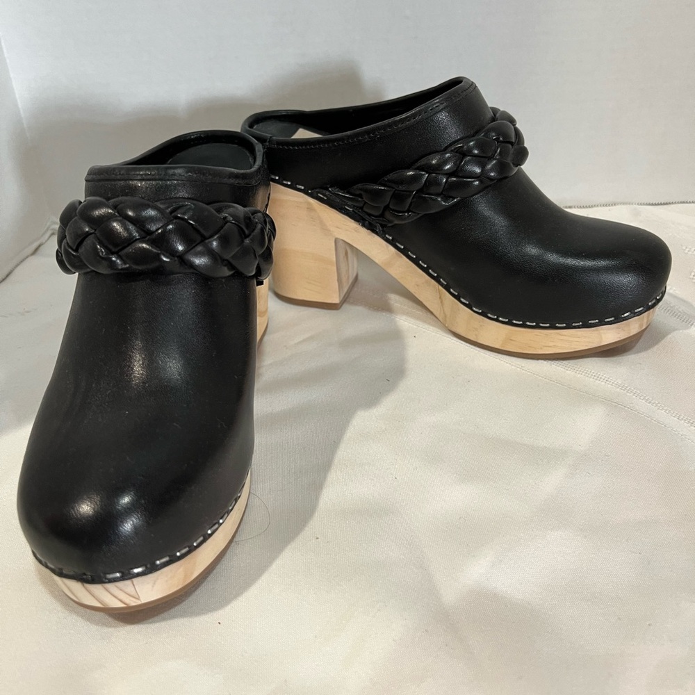 Dolce Vita Double Decker black mule New never worn Size 6 - Picture 3 of 11